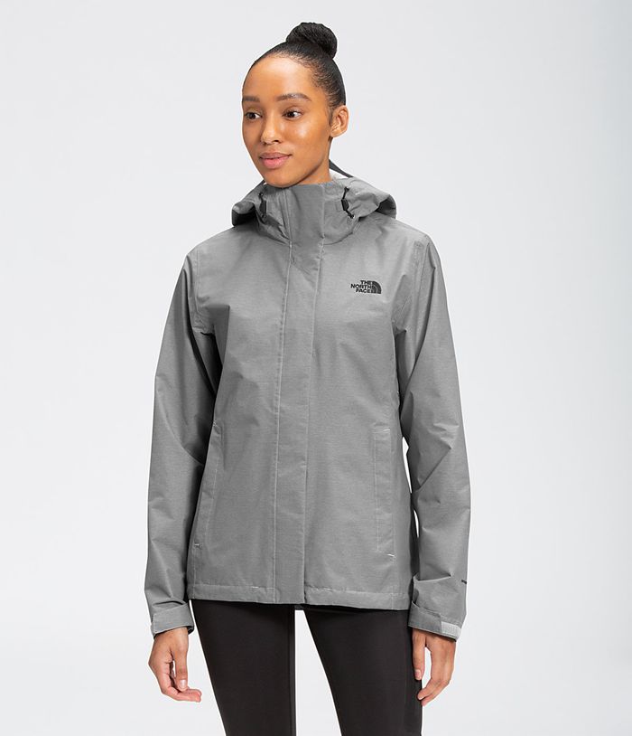 Casaca Cortaviento The North Face Mujer Venture 2 Casaca Gris - Peru 75913SKTA